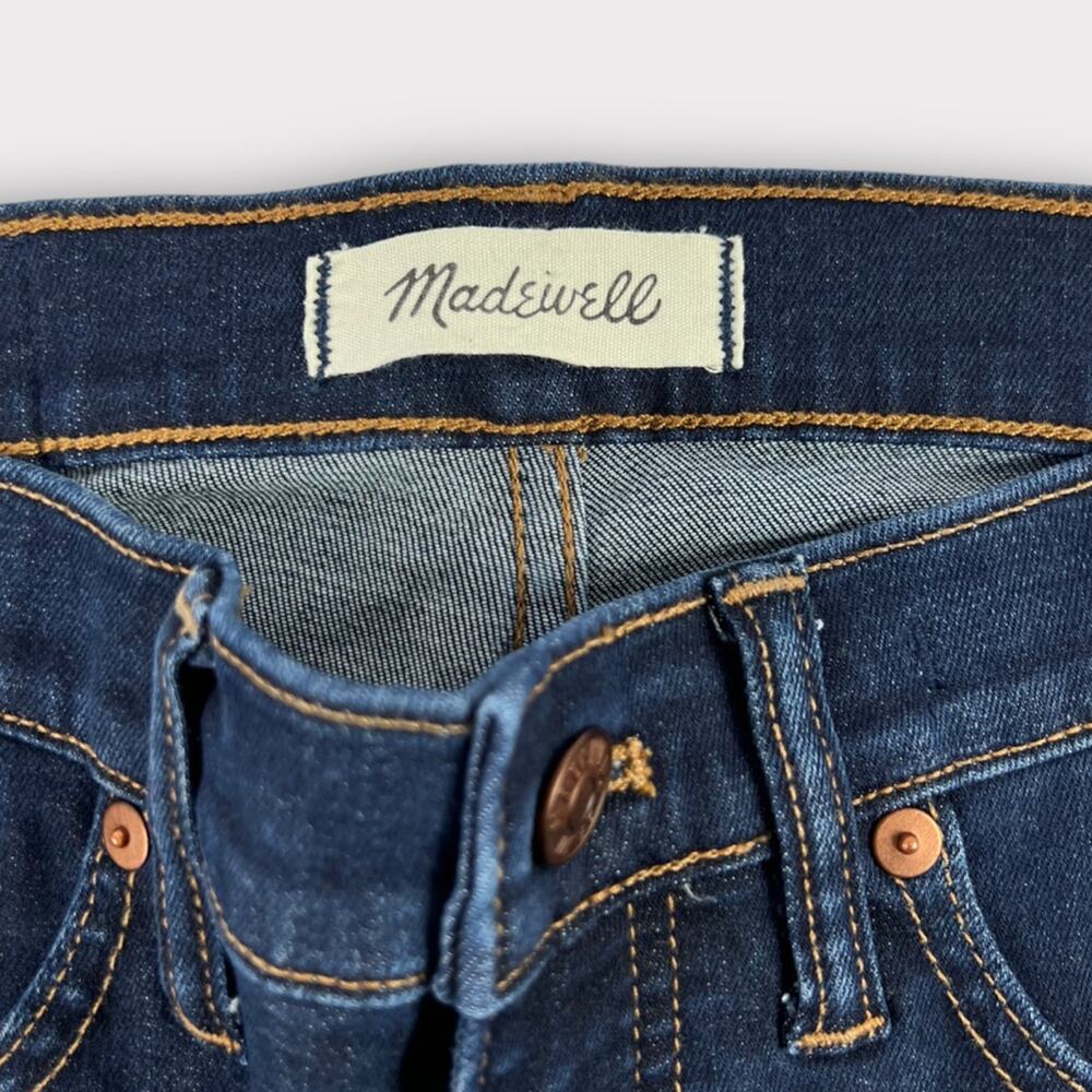Madewell 9" Mid-Rise Skinny Jeans in Larkspur Wash: TENCEL™ Denim Size 26 - Picture 4 of 8